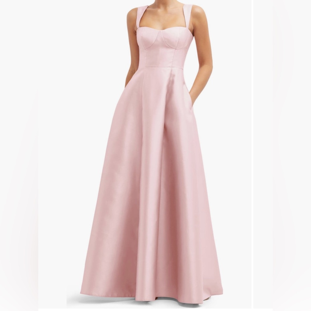 ALFRED SUNG Pink Wedding Dress